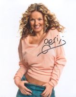 Original Autogramm von GERI HALLIWELL Spice Girls (Großfoto)