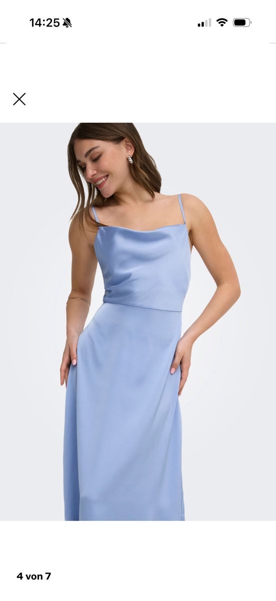 Only Robes: Seidenkleid hellblau Only Grösse S neu – Neuf avec emballage d'origine à Meilen par ann_kr79 5