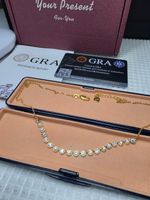 Collier argent avec diamants de moissanite de 1,9 ct GRA