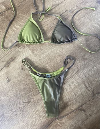 Trendy sexy ombre bikini set