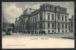 Neuchatel, Platz an der Akademie, Strass