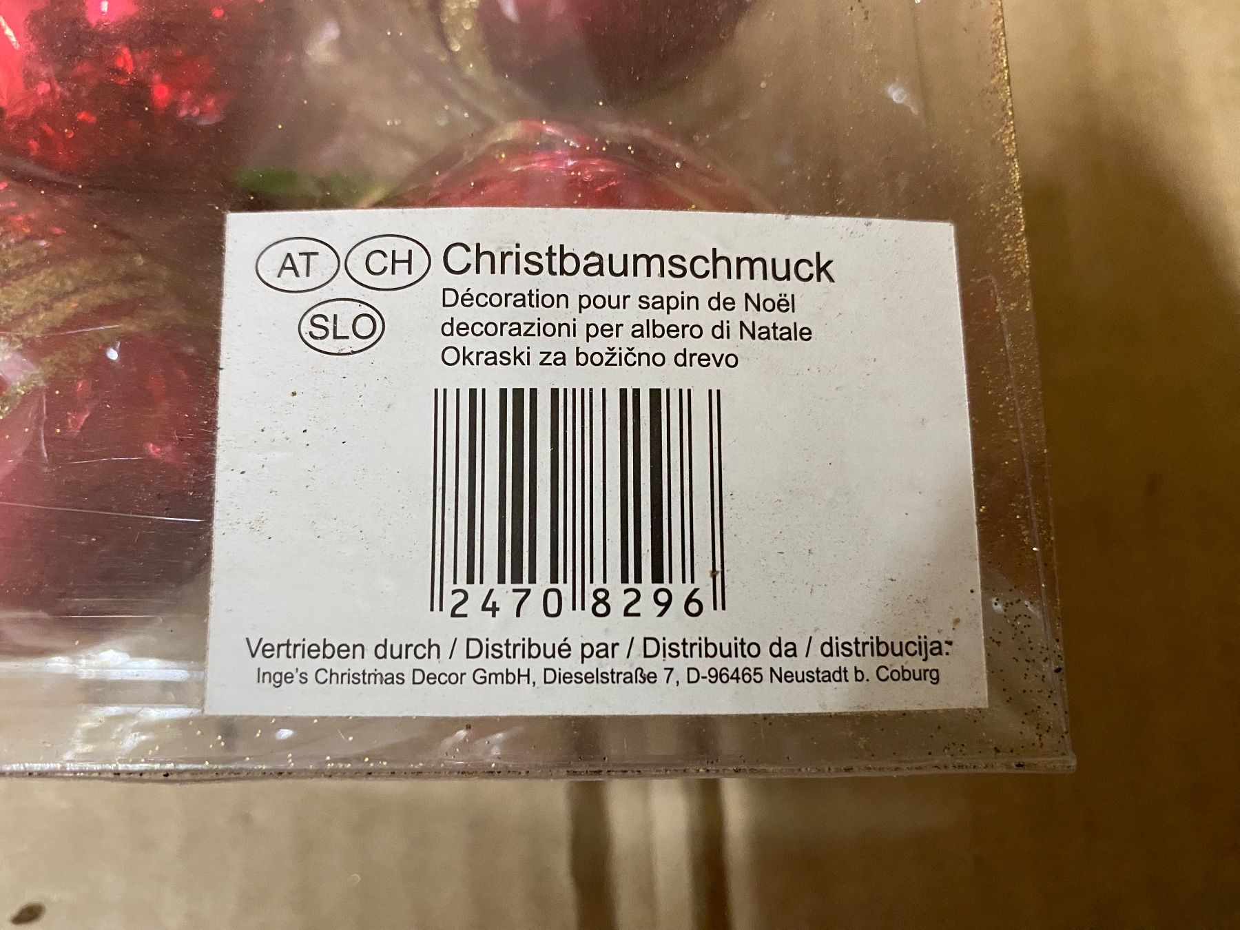 Tutte le decorazioni: Weihnachtskugel Set rot mit GoldGlitzer 18 Stk. – Usato da Eschlikon TG venduto da ArtRec 2