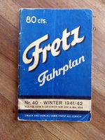 Fretz Fahrplan Nr. 40 Winter 1941/42