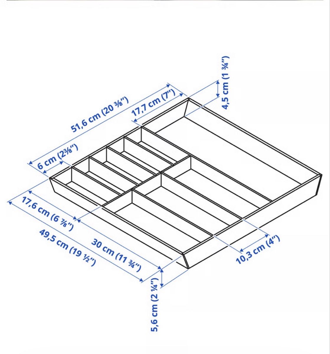 Ikea Komplettküchen: Besteckkasten (hell, IKEA) – Neu (gemäss Beschreibung) aus Uster von Luna3005 1