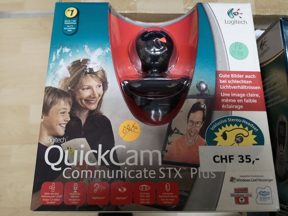 Webcam QuickCam Communicate STX Plus for MSN Messenger Logi (Neu ...