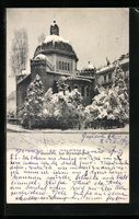 Geneve, La Synagogue, Synagoge im Winter