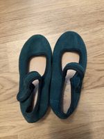 Kinder Ballerinas V&V dunkelgrün Grösse 24 neuwertig
