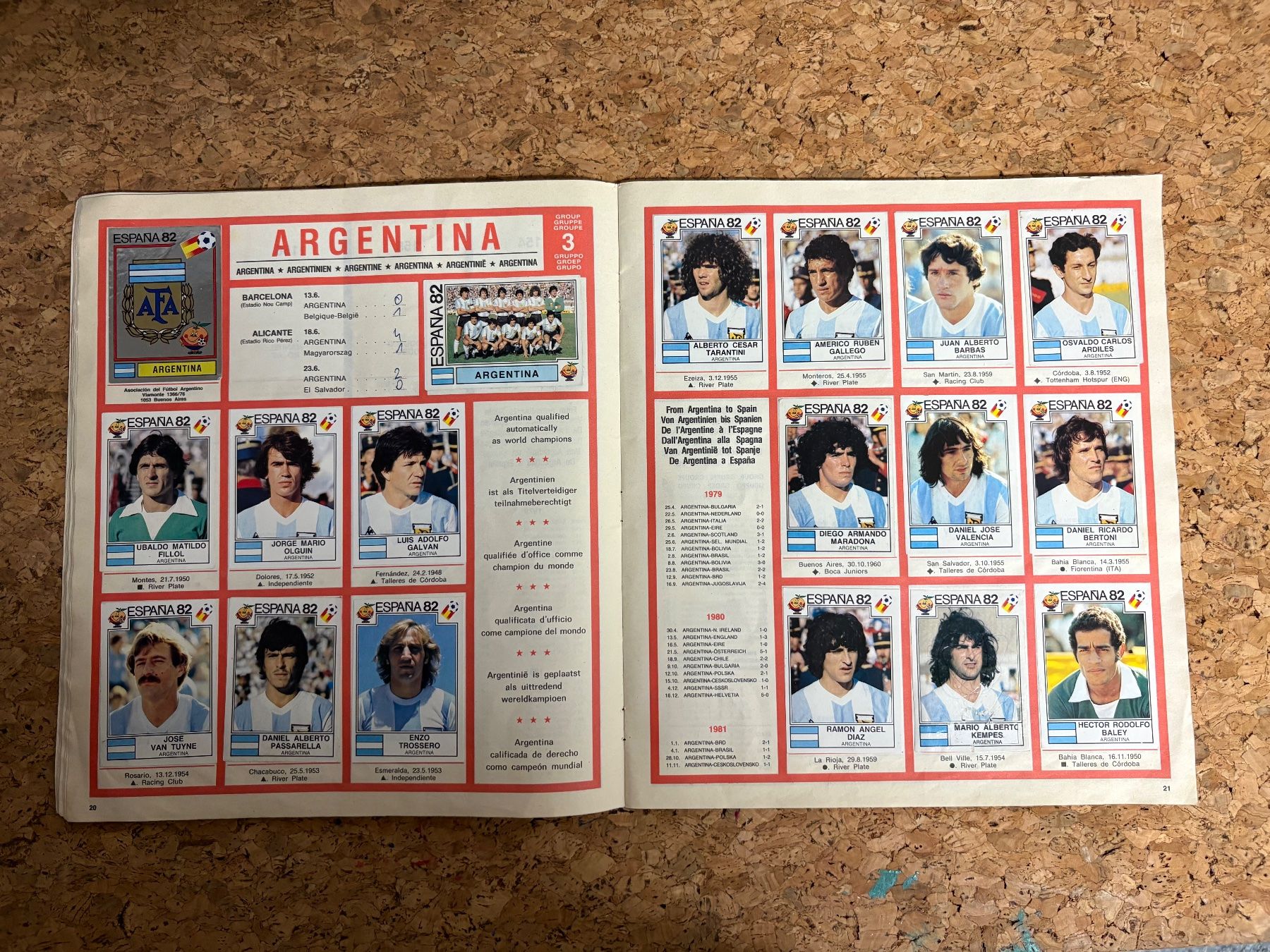 Panini Album: Panini Album Espana 1982 – Usato da Rudolfstetten venduto da Clodo1975 6