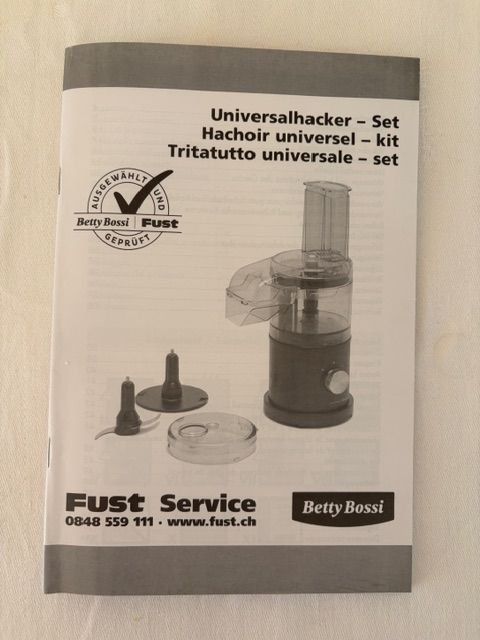 Betty Bossi Küchengeräte: Universal - Hacker "Betty Bossi", NEU! – Neu (gemäss Beschreibung) aus Walenstadt von ricamul 7