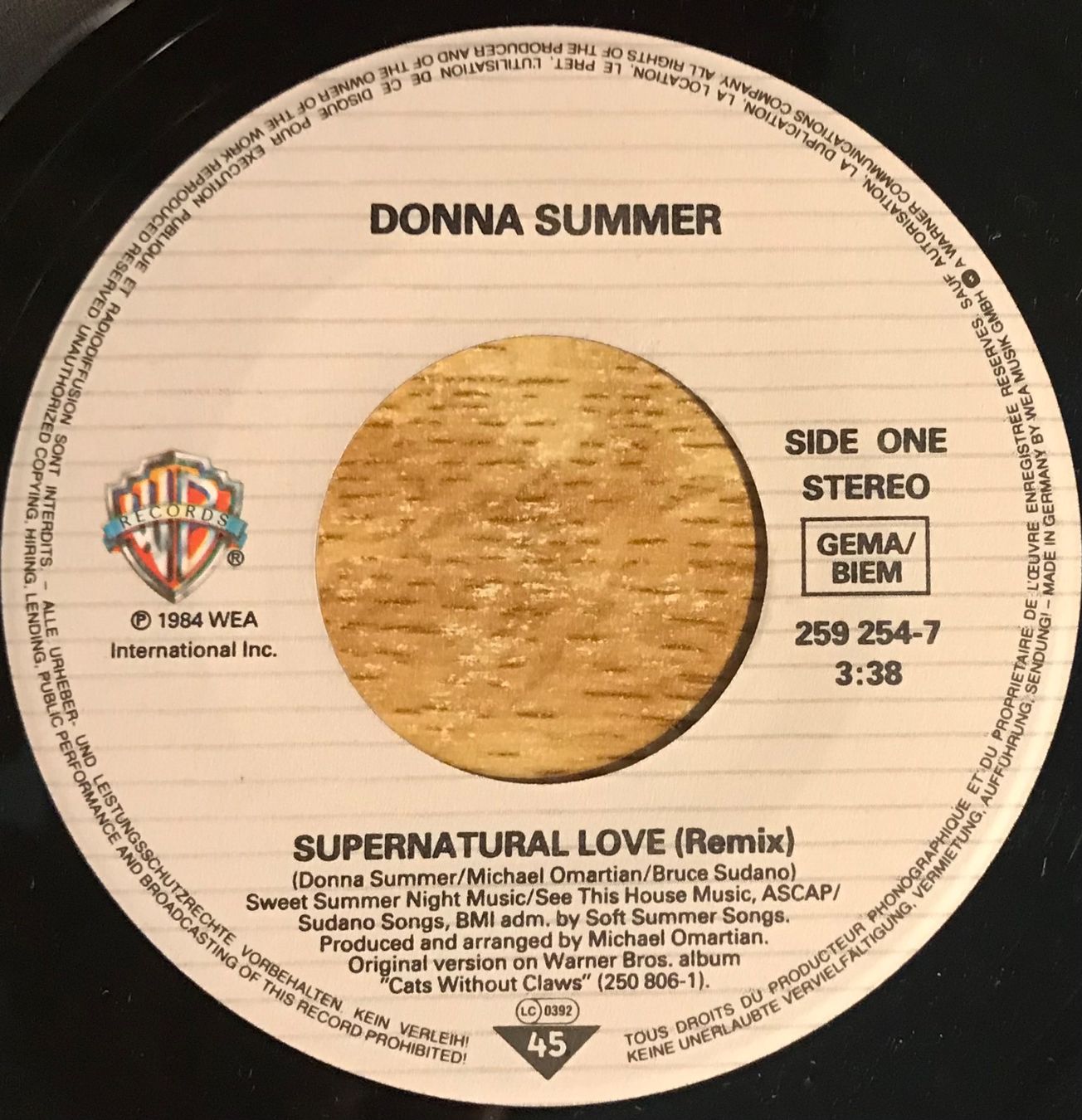Dischi in vinile: DONNA SUMMER - SUPERNATURAL LOVE – Usato da Bussigny venduto da vinyl-pas-cher 2
