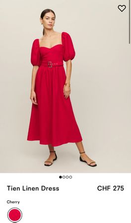Reformation Linen Midi Dress