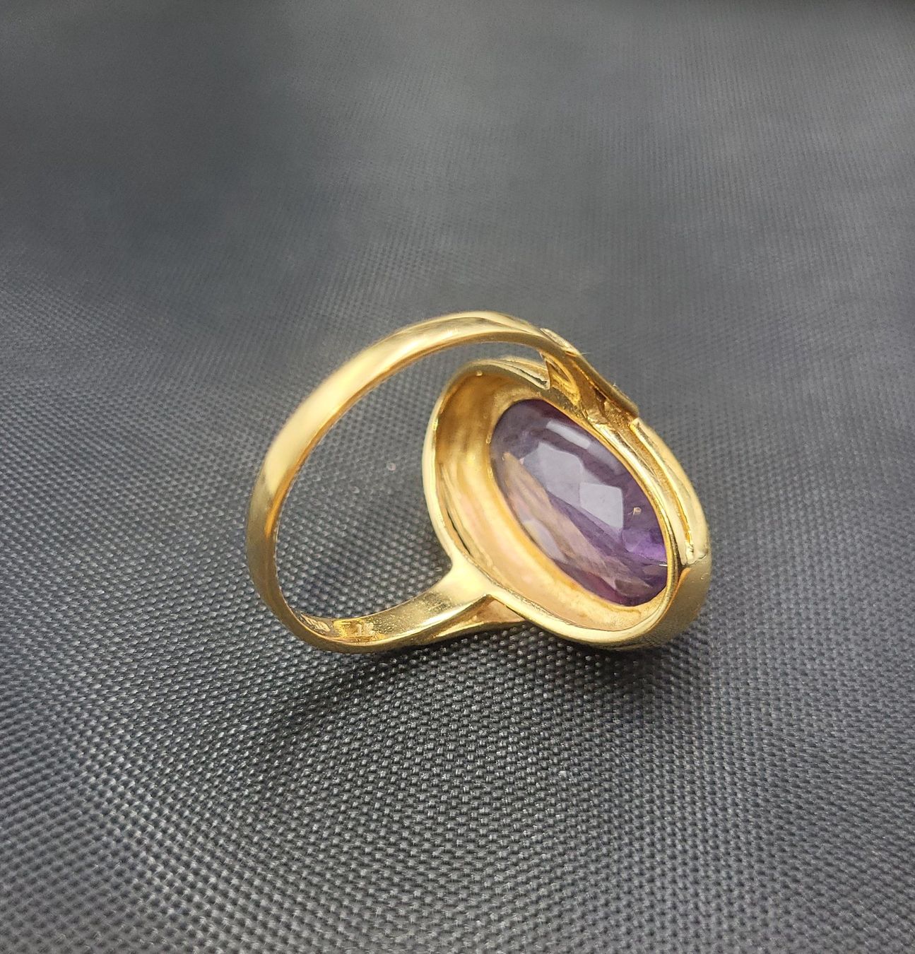 Anelli: 18 Karat 750 Gold Ring Mit Amethyst – Usato da Wald ZH venduto da Dasilver 5