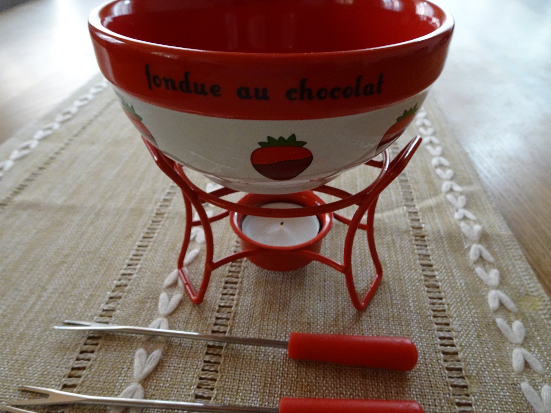Elettrodomestici da cucina: Kleines Schokkoladefondue Set - 424195 – Usato da Küssnacht am Rigi venduto da Good4Deckeli 1