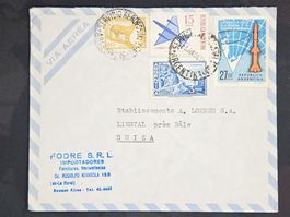 CL24 Enveloppe + Timbre Argentine 1968
