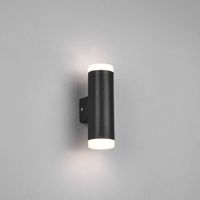 LED Aussen Wandleuchte, Schwarz