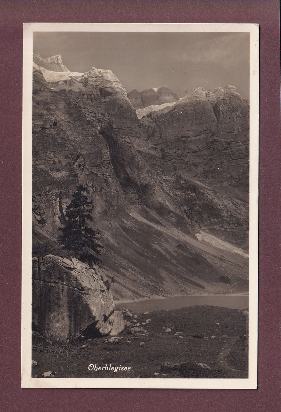 Cartes postales: OBERBLEGISEE - 1929 – D'occasion à Pully par nicecards
