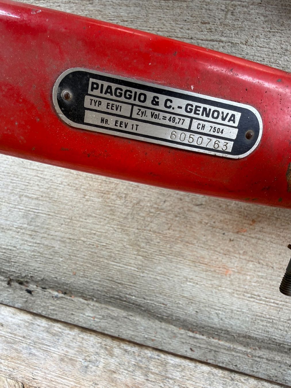 Piaggio Parti ricambio per ciclomotori: Piaggio Bravo Mofa Rahmen – Usato da Fahrni b. Thun venduto da Schneiderlein55 3