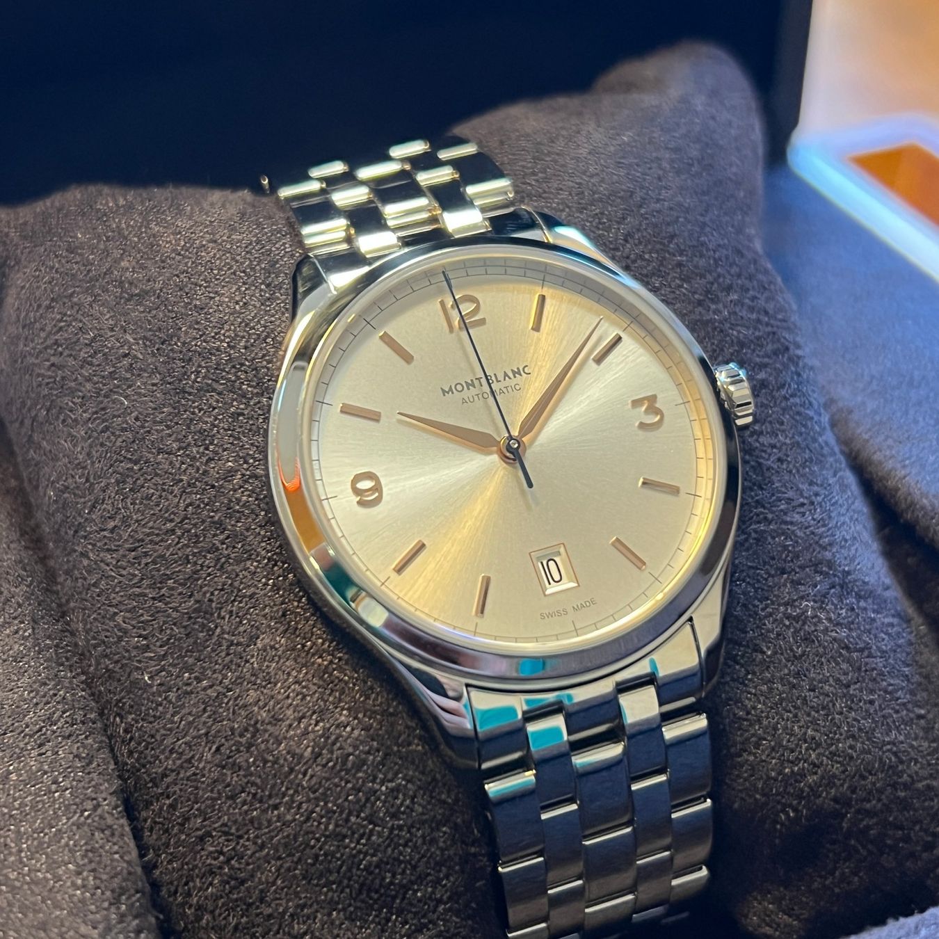 Montblanc Orologi: Montblanc Heritage Automatic Full Set 7345 – Usato da Carouge GE venduto da Watchaser 1