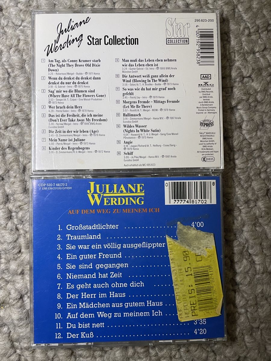 CD: 2x Juliane Werding – Nuovo (secondo la descrizione) da Reinach AG venduto da trigger7811 2
