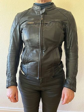 RICHA Leder-Motorradjacke Grösse 38
