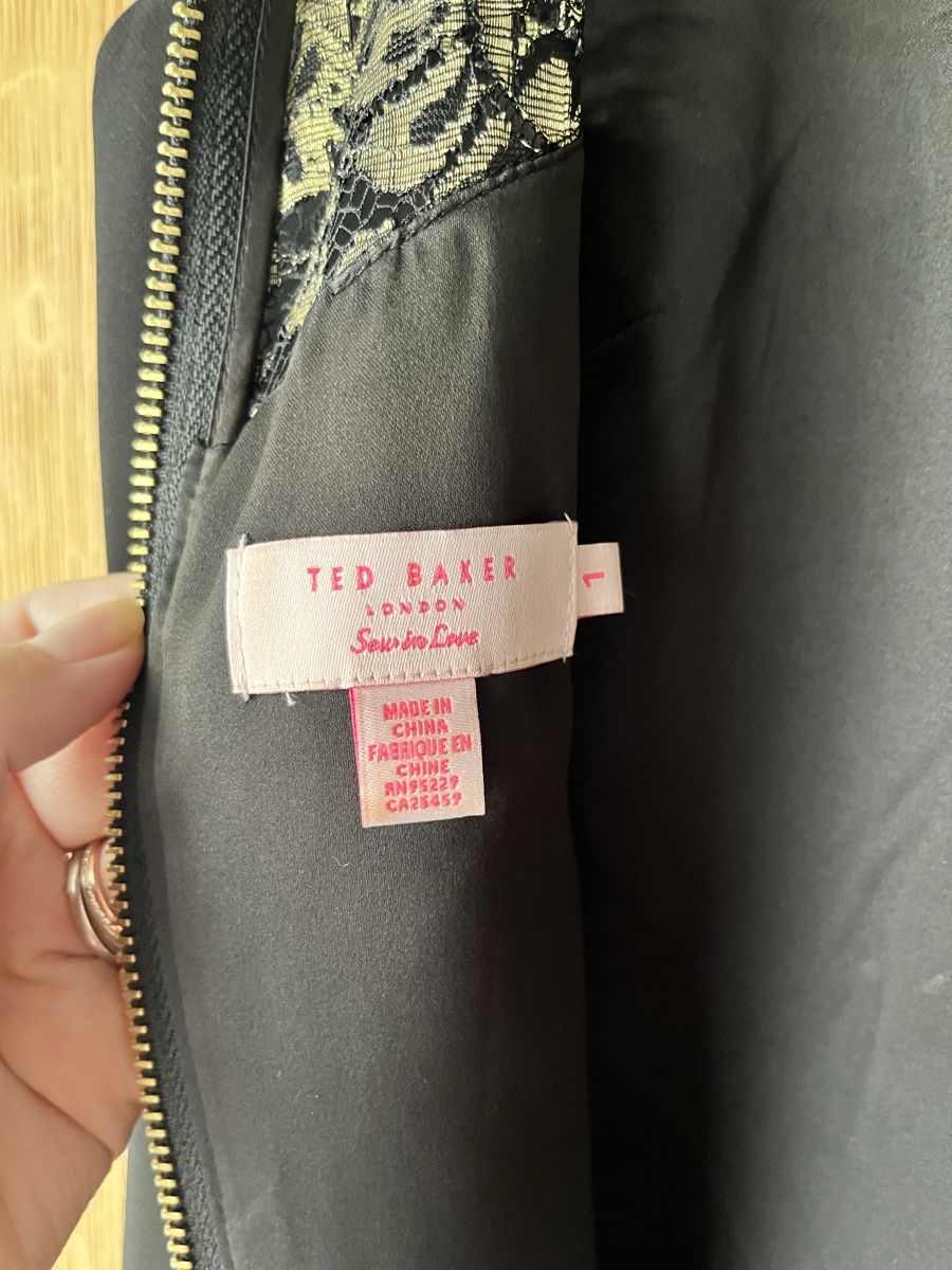 Ted Baker Robes: Ted Baker black dress with zip on back – D'occasion à Weiach par skynat 5