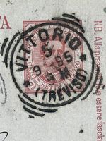 🛵 Italien 1895 einzigartig: Vittorio Gitterkranz 📯CH Porto