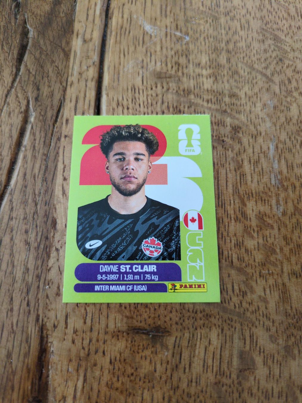 Aufkleber: 2026 Panini World Cup St Clair CAN 2 Sticker – Neu (gemäss Beschreibung) aus Oberglatt ZH von Hulkbrickster