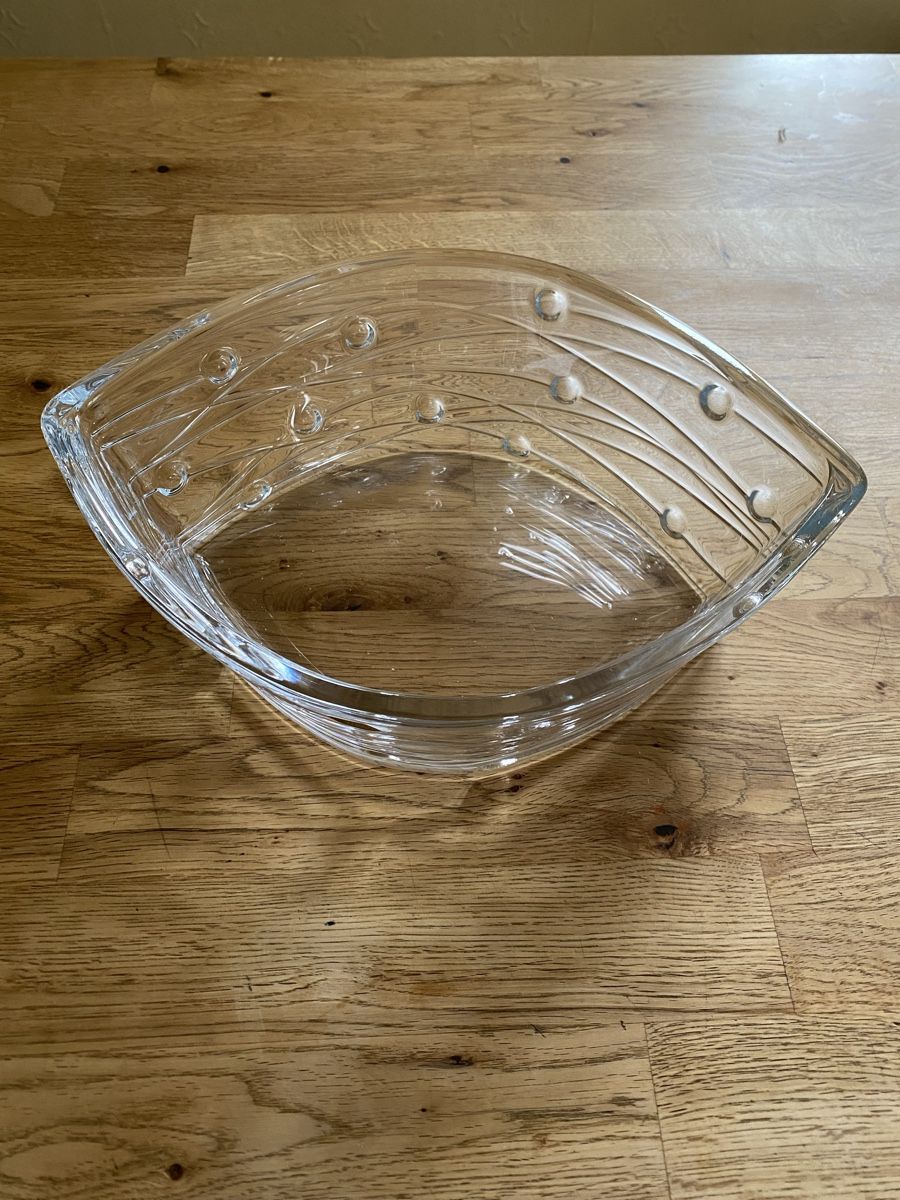 Ciotole: Schöne Glas Schale Bohemia – Usato da Flawil venduto da Naphtali 1