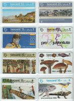 8 Taxcards Pro Patria & Pro Juventute