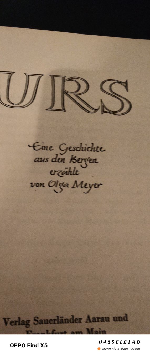 Bücher: Urs – Gebraucht aus Volken von katz5 4