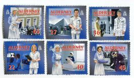 Briefmarken "Rettungsdienst". Alderney