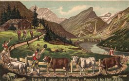 Depart pour les Alpes - Alpfahrt