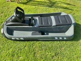 Lenkschlitten Stiga Snow Max grau gebraucht guter Zustand