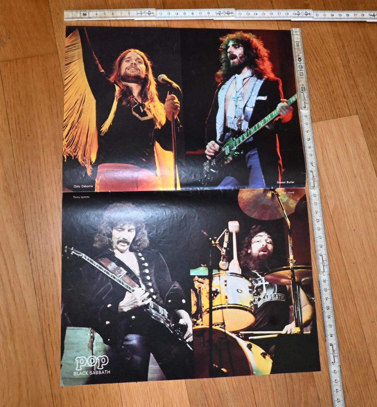 Zeitschriften & Magazine: VINTAGE Poster BLACK SABBATH vom POP Magazin – Gebraucht aus Pfaffhausen von mono_rec
