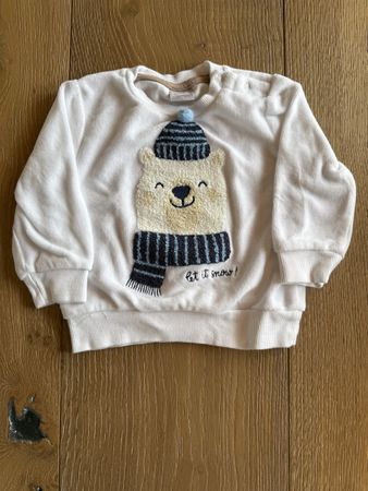 Kuschelpullover Eisbär Grösse 74