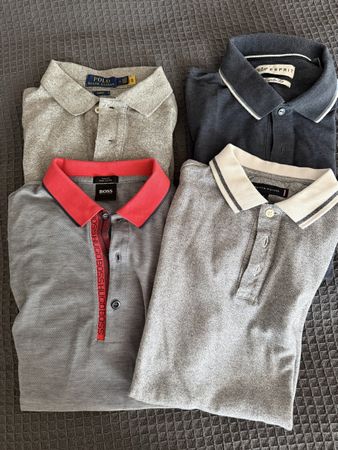 4er Set Herren Polo Shirts: Ralph Lauren, Boss, Top!