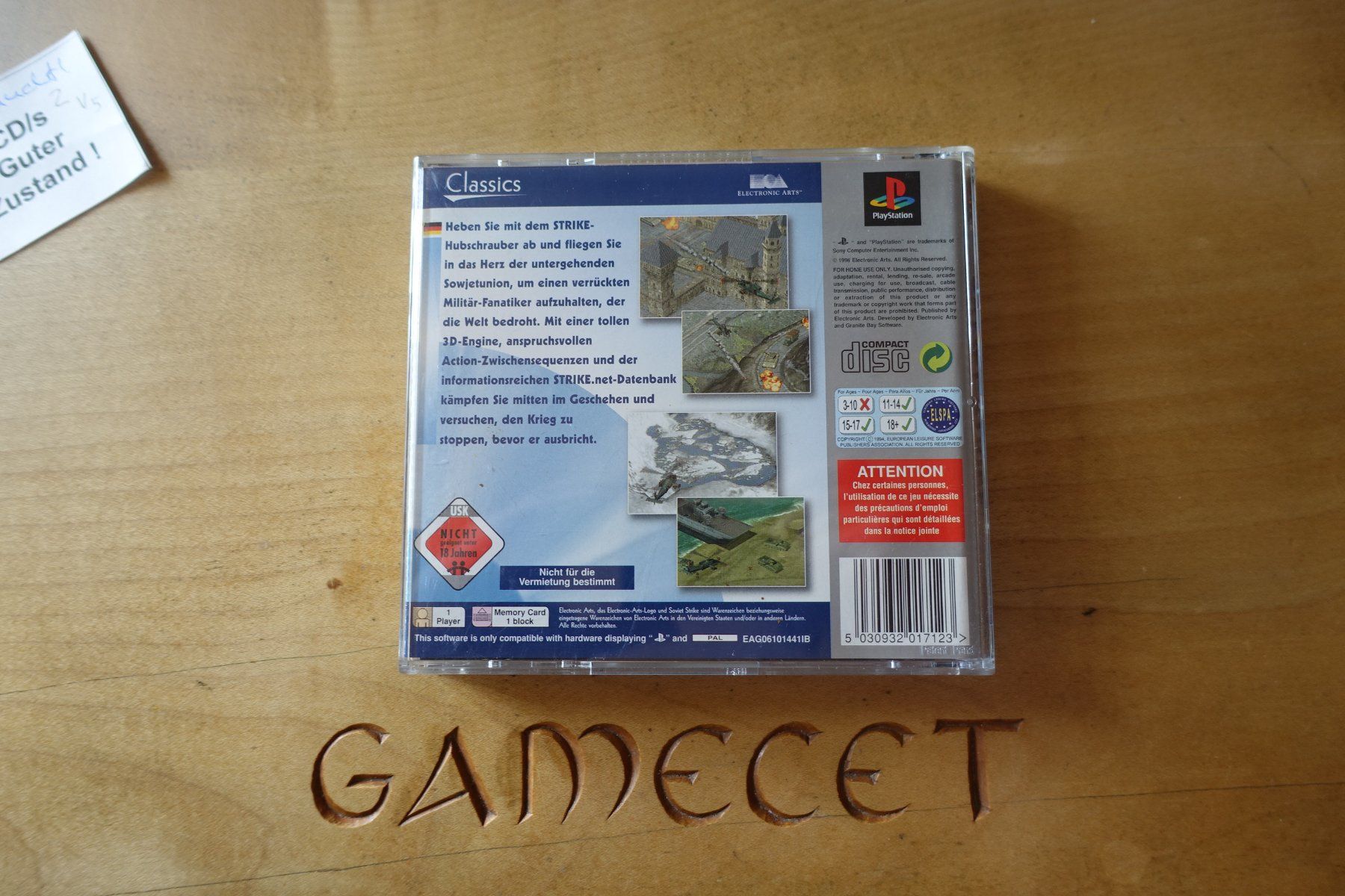 Sony Spiele: Soviet Strike (Platinum) – Gebraucht aus Steinach von Gamecet 3