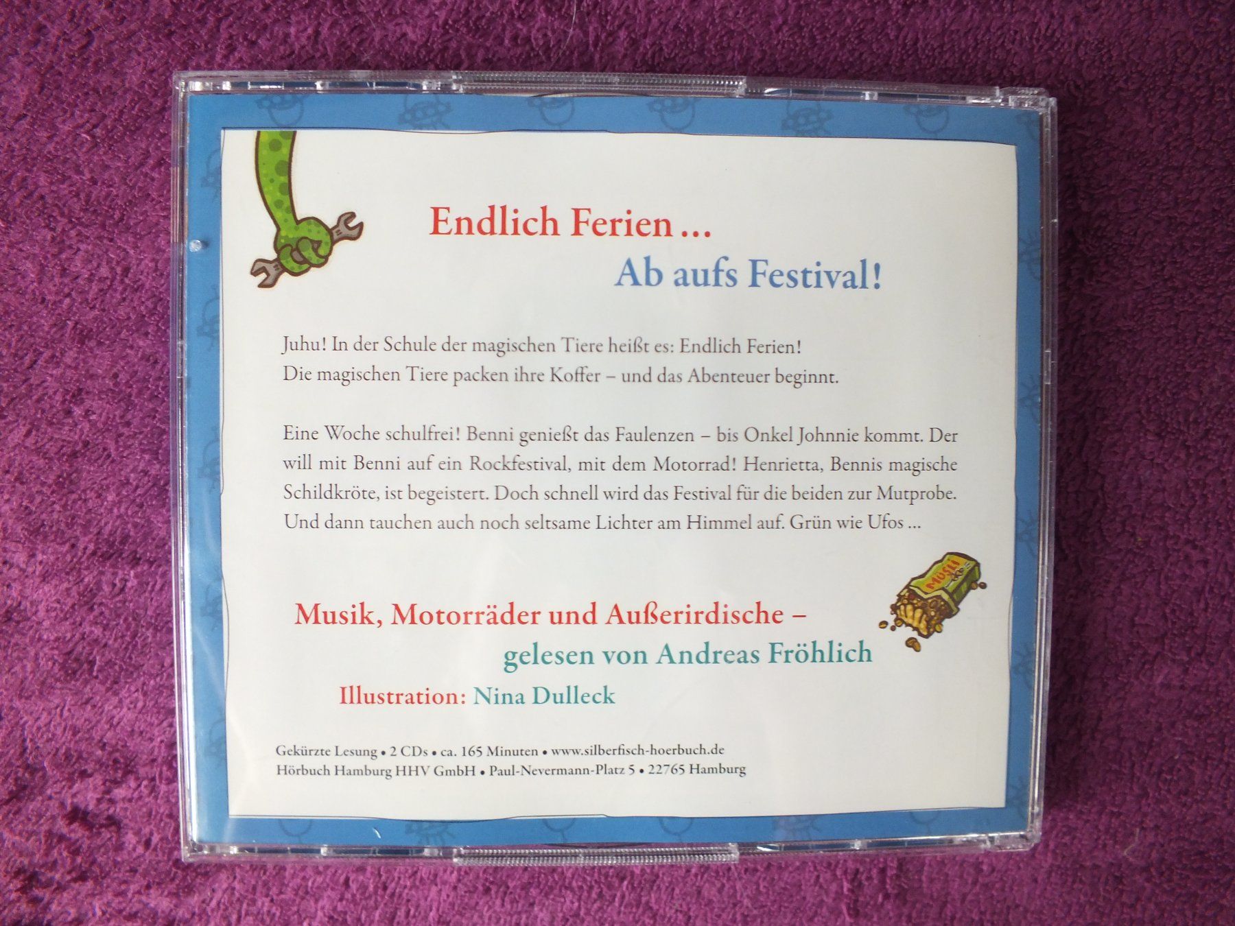 CD: Die Schule der magischen Tiere - Endlich Ferien - 2 CD – Usato da Müllheim Dorf venduto da Seeeule01 1