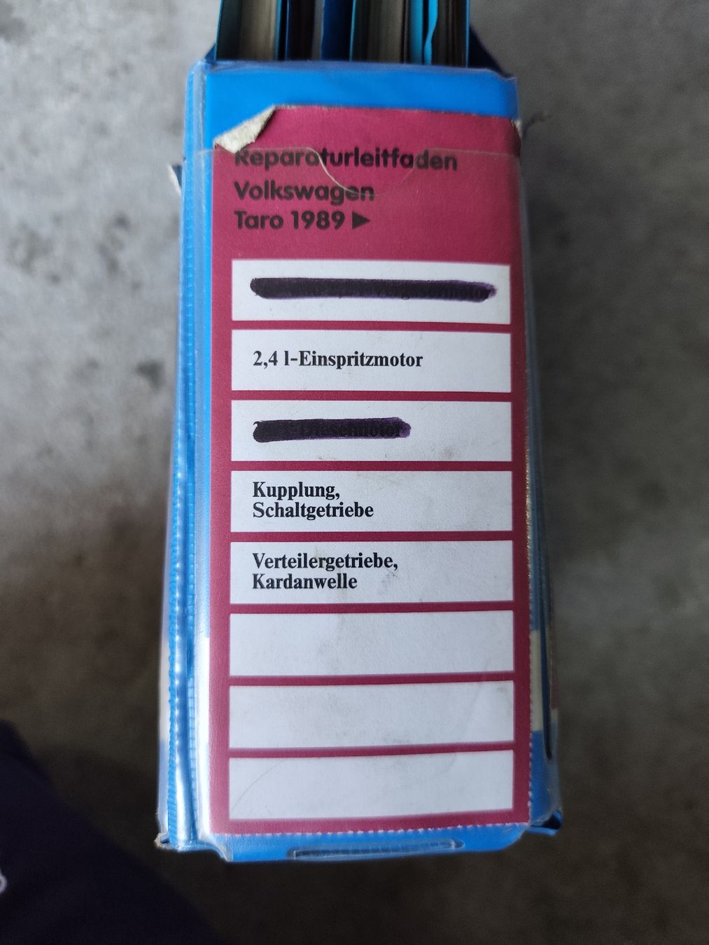 Libri: Werkstatthandbücher VW Taro 1989 – Usato da Rebstein venduto da andi322 2
