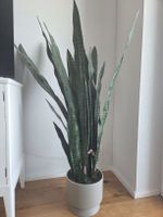 120cm artificial plant in gray pot
