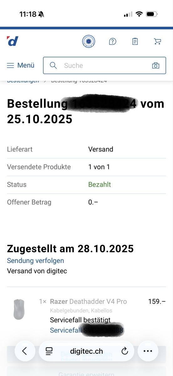 Razer Maus: Razer Deathadder V4 Pro – Neu (gemäss Beschreibung) aus Greifensee von davidklausen 9