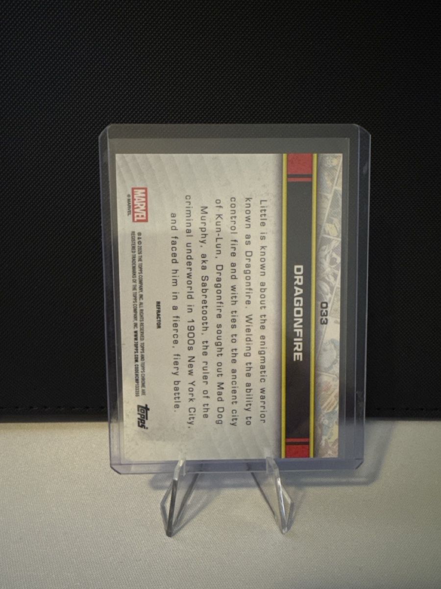 Topps Carte collezionabili: Marvel Dragonfire Topps Chrome Refractor – Nuovo (secondo la descrizione) da Dulliken venduto da alpi.cards 1