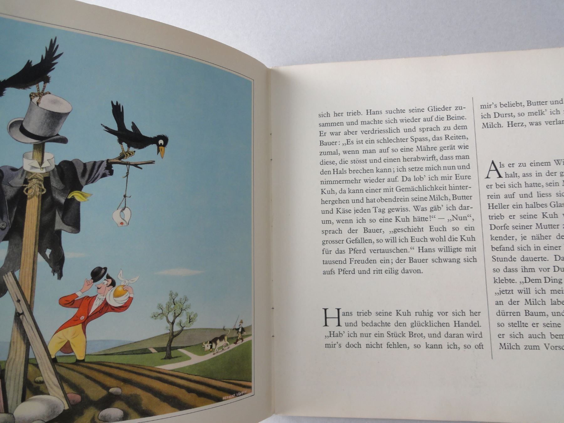 Libri: Hans im Glück - Herbert Leupin – Usato da Chur venduto da omonia 8