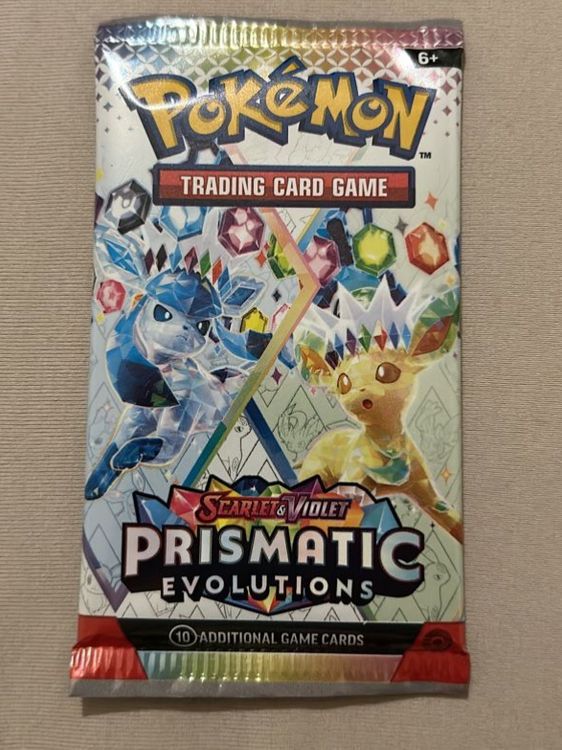 Pokémon Prismatic Evolutions Booster Pack sealed (Neu und ...