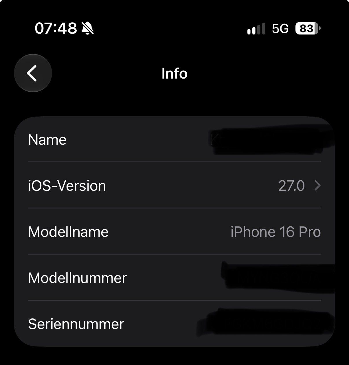 Apple Telefoni cellulari / Smartphones: iPhone 16 Pro / 128 GB – Usato da Matzendorf venduto da Mei12345 3