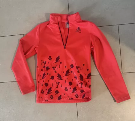 Odlo Pullover Midlayer 1/2 Zip Kinder Gr. 140