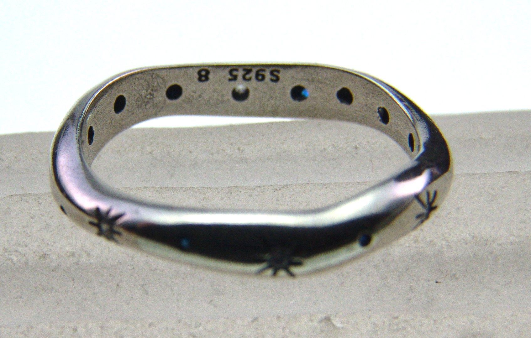 Ringe: 925 Silber Fingerring mit funkelden Steinchen Sterne – Neu (gemäss Beschreibung) aus Schmitten FR von la_luna_blue 6
