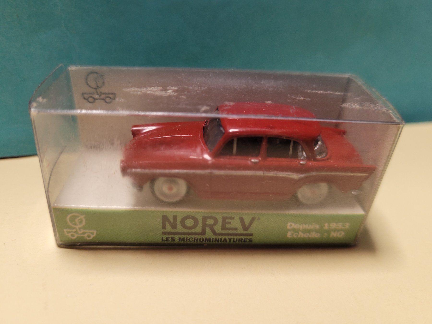 Simca Modellini d'auto: Simca Aronde P60, 1:87 Norev – Nuovo e nell'imballaggio originale da Domdidier venduto da Bimbo57