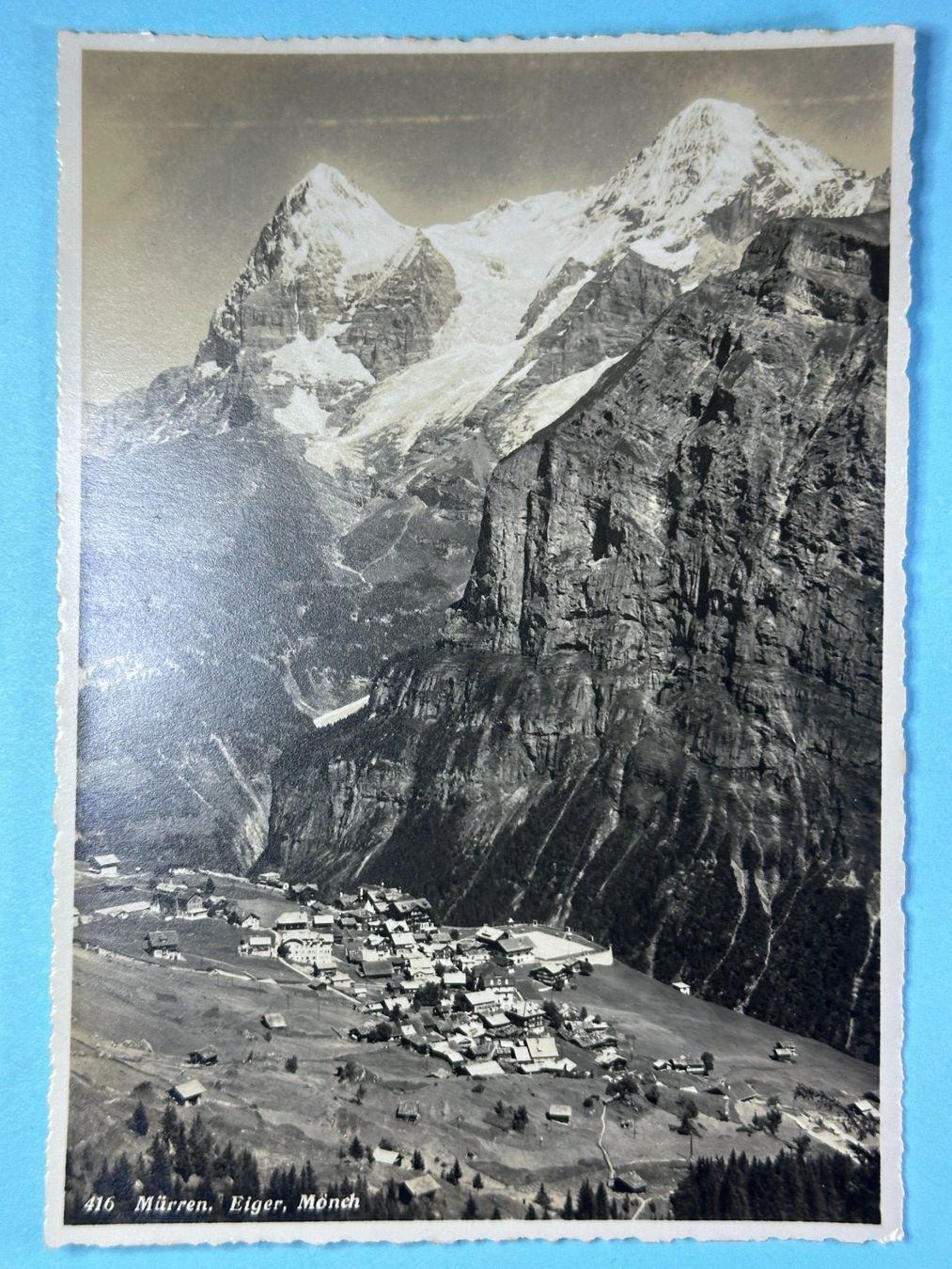 Cartoline postali: Mürren - Eiger - Mönch – Usato da Steg VS venduto da _vinci_