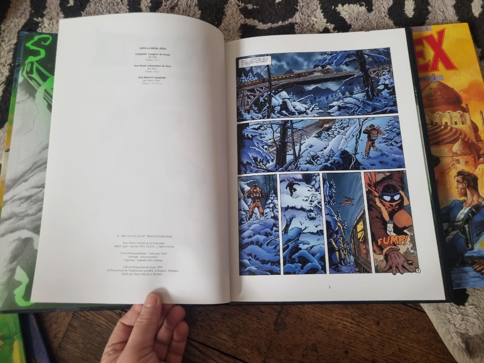 Fumetti: Vortex: Campbell, voyageur du temps, T1 & T2, BD – Usato da Fribourg venduto da sal_5ln6 3